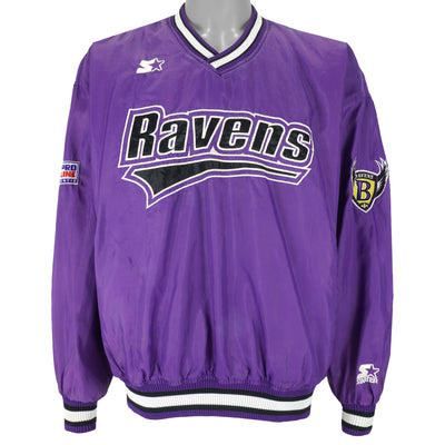 Starter - Baltimore Ravens Pullover Windbreaker 1990s X-Large