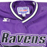 Starter - Baltimore Ravens Pullover Windbreaker 1990s X-Large Vintage Retro Football