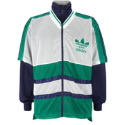 Adidas - Zip-Up Big Logo Track Jacket 1990s Large Vintage Retro