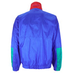 Columbia - ฺBlue Zip-Up Windbreaker 1990s Medium Vintage Retro