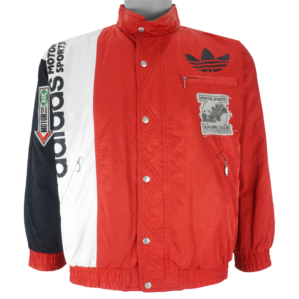 Adidas - Motorsports Racing Team Jacket 1990s Large Vintage Retro