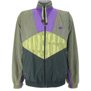 Nike - Supreme Court Gray Tag Zip-Up Windbreaker 1980s Medium Vintage Retro