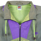 Nike - Supreme Court Gray Tag Zip-Up Windbreaker 1980s Medium Vintage Retro