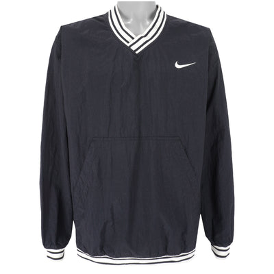 Nike - Black Pullover Windbreaker 1990s Large