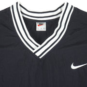 Nike - ฺBlack Pullover Windbreaker 1990s Large Vintage Retro