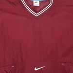 Nike - Red Pullover Windbreaker 1990s Large Vintage Retro