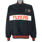 NHL (DeLong) - Philadelphia Flyers 1/4 Zip Jacket 1990s X-Large Vintage Retro Hockey