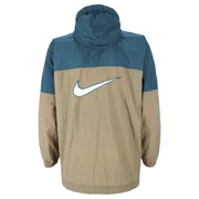 Nike -1/4 Zip Hooded Pullover Windbreaker 1990s Small Vintage Retro