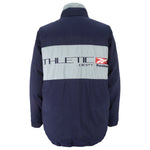 Reebok - Blue Athletic Zip-Up Jacket 1990s X-Large Vintage Retro