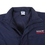 Reebok - Blue Athletic Zip-Up Jacket 1990s X-Large Vintage Retro