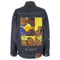 Fubu - Platinum Fat Albert Denim Jacket 1990s X-Large Vintage Retro