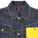 Fubu - Platinum Fat Albert Denim Jacket 1990s X-Large Vintage Retro