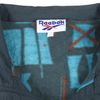 Reebok - Green 1/4 Zip Windbreaker 1990s X-Large Vintage Retro