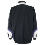 Umbro - Black Zip-Up Windbreaker 1990s XX-Large Vintage Retro