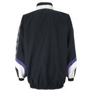 Umbro - Black Zip-Up Windbreaker 1990s XX-Large Vintage Retro