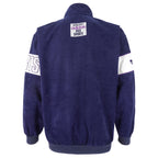 Adidas - Athletic Zip-Up Velveteen Sweatshirt 1990s Large Vintage Retro