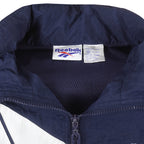 Reebok - Kamikaze Embroidered Windbreaker 1990s Large Vintage Retro