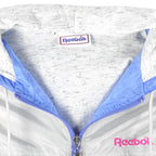 Reebok - Blue & Pink Hooded Windbreaker 1990s Medium