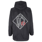 Adidas - Black Streetball Hooded Windbreaker 1990s Large