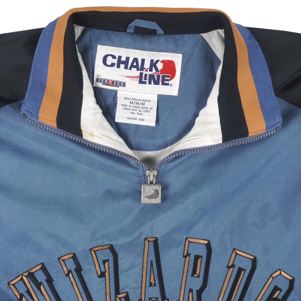 NBA (Chalk Line) - Washington Wizards Windbreaker 1990s Medium Vintage Retro Basketball
