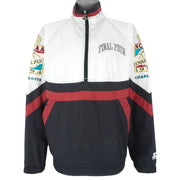 Starter - Final Four Charlotte 1/2 Zip Jacket 1994 Large Vintage Retro College