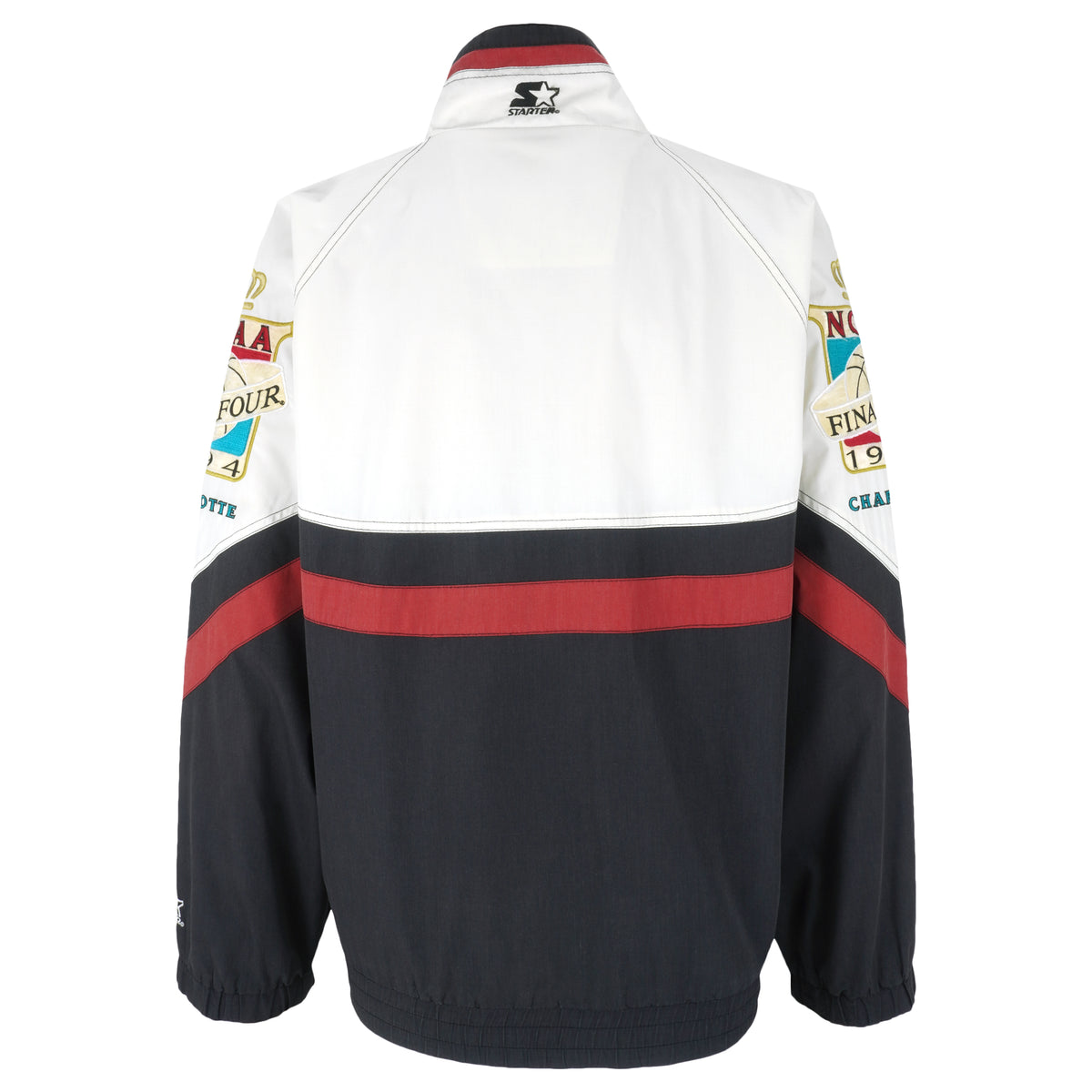 Starter - Final Four Charlotte 1/2 Zip Jacket 1994 Large Vintage Retro College