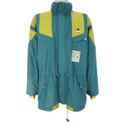 Adidas - Zip-Up Embroidered Jacket 1990s Large Vintage Retro