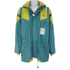 Adidas - Zip-Up Embroidered Jacket 1990s Large Vintage Retro
