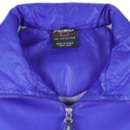FUBU - Blue Embroidered Zip-Up Windbreaker 1990s Large Vintage Retro
