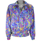 Asics - Competition Pattern Ski Jacket 1990s Large 