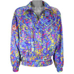 Asics - Competition Pattern Ski Jacket 1990s Large 