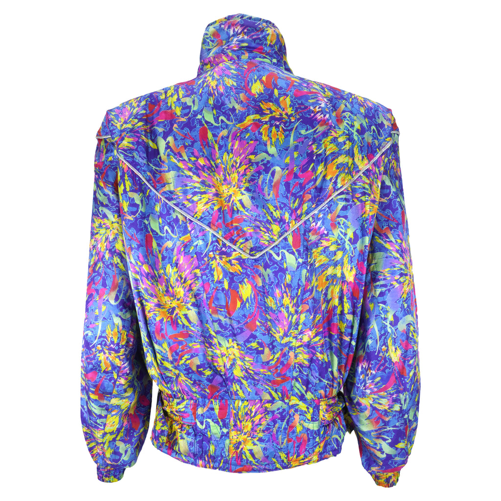 Asics - Competition Pattern Ski Jacket 1990s Large 
