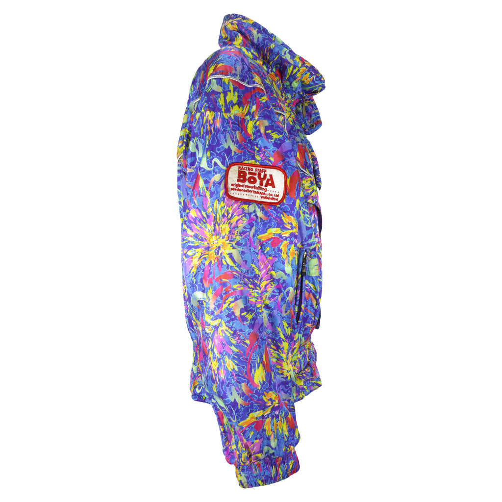 Asics - Competition Pattern Ski Jacket 1990s Large 