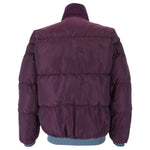 Columbia - Blue & Purple Reversible Puff Jacket 1990s Large Vintage Retro