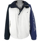 Nautica - Embroidered Reversible Puff Jacket 1990s XX-Large Vintage Retro