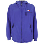 Tommy Hilfiger - Reversible Hooded Fleece Jacket 1990s Large Vintage Retro