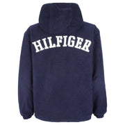 Tommy Hilfiger - Reversible Hooded Fleece Jacket 1990s Large Vintage Retro