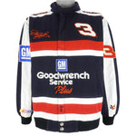 NASCAR (Chase) - Dale Earnhardt Good Wrench Service Jacket 1990s Large Vintage Retro