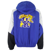 Starter - Kentucky Wildcats Hooded Jacket 1990s Large Vintage Retro College
