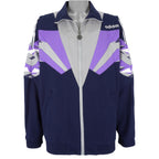 Adidas - Blue Zip-Up Jacket 1990s X-Large Vintage Retro