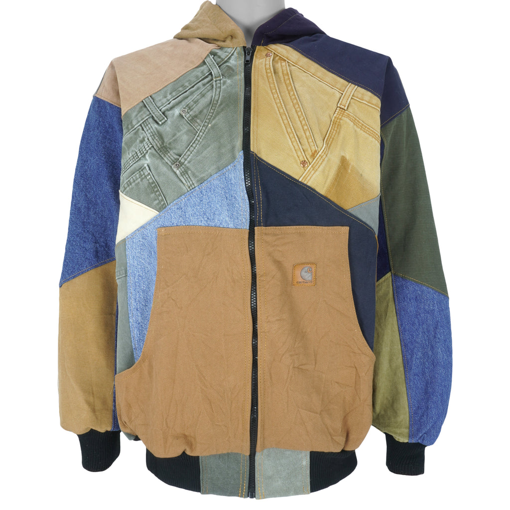 Carhartt - Hooded Reworked Jean Jacket 1990s X-Large Vintage Retro