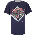 MLB (Nutmeg) - California Angels T-Shirt 1990s X-Large Vintage Retro Baseball
