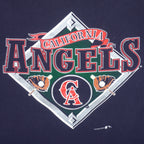 MLB (Nutmeg) - California Angels T-Shirt 1990s X-Large Vintage Retro Baseball