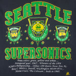 NBA (Home Team) - Seattle Sonics T-Shirt 1990s X-Large Vintage Retro Basketball