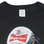 Vintage (Wild Oats) - Black Budweiser T-Shirt 1990s X-Large Vintage Retro