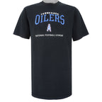 NFL (Lee) - Tennessee Oilers Embroidered T-Shirt 1990s Medium Vintage Retro Football
