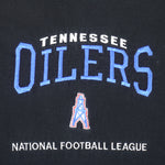 NFL (Lee) - Tennessee Oilers Embroidered T-Shirt 1990s Medium Vintage Retro Football