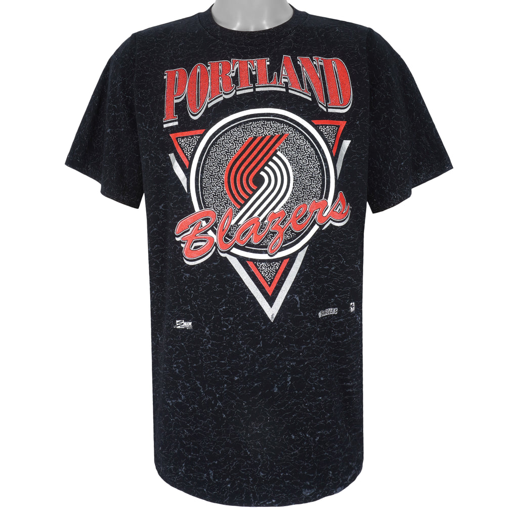 NBA (Salem) - Portland Trail Blazers T-Shirt 1992 X-Large Vintage Retro Basketball