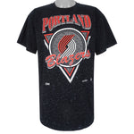 NBA (Salem) - Portland Trail Blazers All Over Print T-Shirt 1992 X-Large