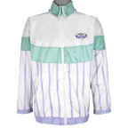 Adidas - White Embroidered Windbreaker 1990s X-Large Vintage Retro